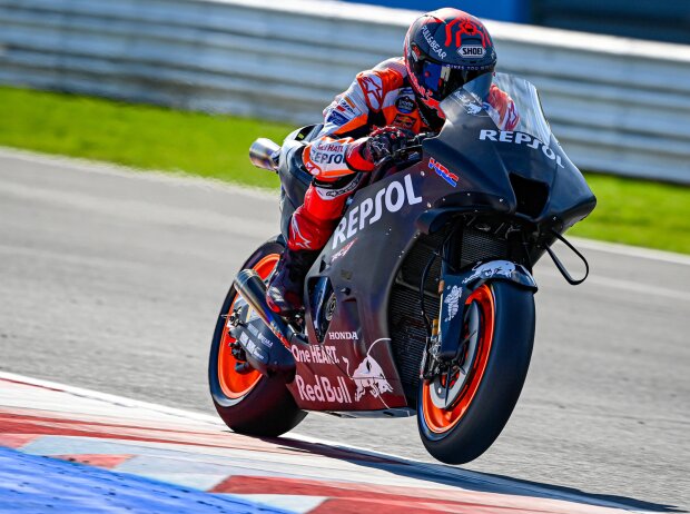 Marc Marquez auf Honda für 2022 beim Misano-Test im September 2021