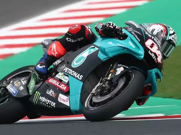 Titel-Bild zur News: Andrea Dovizioso (Petronas-Yamaha) beim MotoGP-Test in Misano