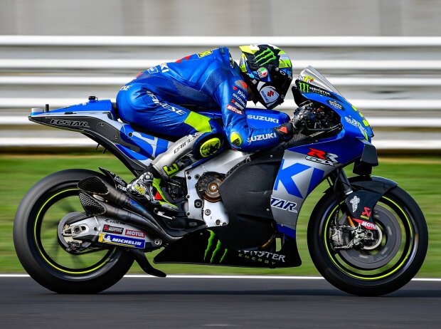 Joan Mir auf Suzuki für die MotoGP-Saison 2022 beim Misano-Test im September 2021