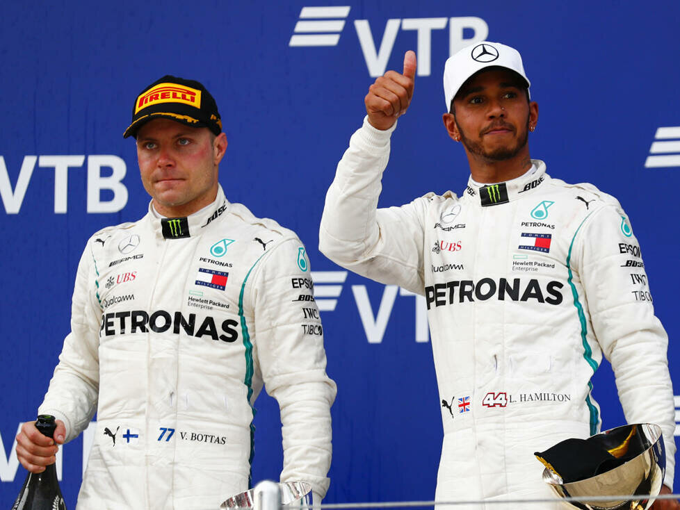 Valtteri Bottas, Lewis Hamilton