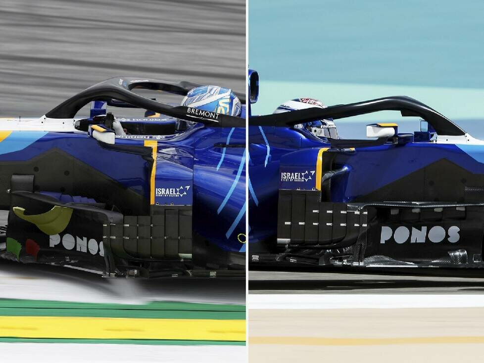 Windabweiser am Williams FW43B