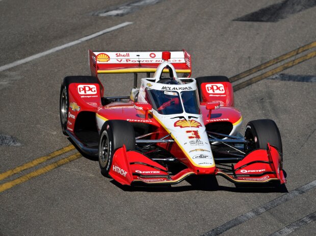 Scott McLaughlin bei seinem IndyCar-Debüt im Oktober 2020 in St. Petersburg Scott McLaughlin bei seinem IndyCar-Debüt im Oktober 2020 in St. Petersburg
