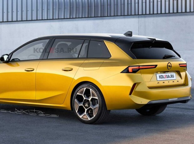 Titel-Bild zur News: Opel Astra Sports Tourer (2022) als Rendering