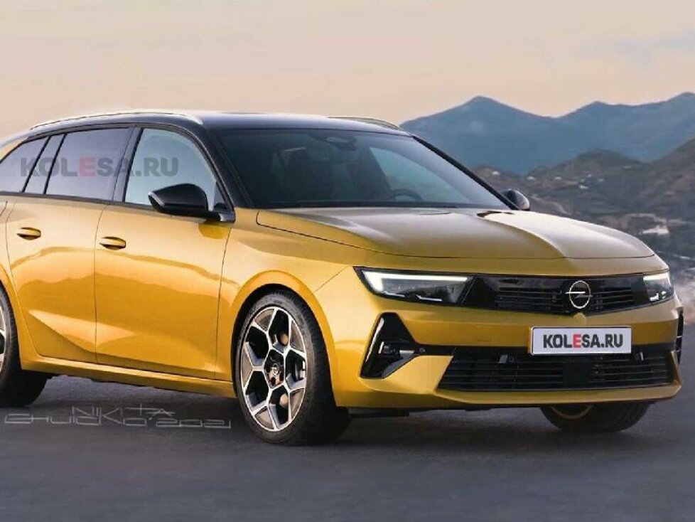 Opel Astra Sports Tourer (2022) als Rendering