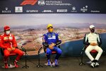 Carlos Sainz (Ferrari), Lando Norris (McLaren) und George Russell (Williams) 