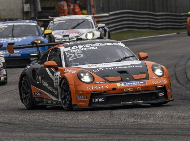Larry ten Voorde beim Rennen des Porsche-Carrera-Cup 2021 in Monza