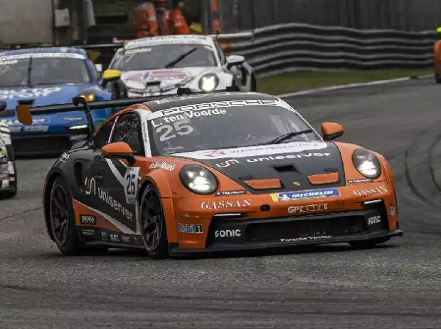 Larry ten Voorde beim Rennen des Porsche-Carrera-Cup 2021 in Monza Titel-Bild zur News: Larry ten Voorde beim Rennen des Porsche-Carrera-Cup 2021 in Monza
