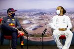 Max Verstappen (Red Bull) und Lewis Hamilton (Mercedes) 