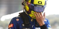 Große Enttäuschung bei Lando Norris (McLaren) nach dem Grand Prix von Russland in Sotschi 2021