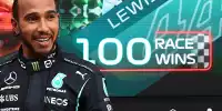 Bild zum Inhalt: Lewis Hamilton schreibt Geschichte: Erster Fahrer mit 100 Siegen