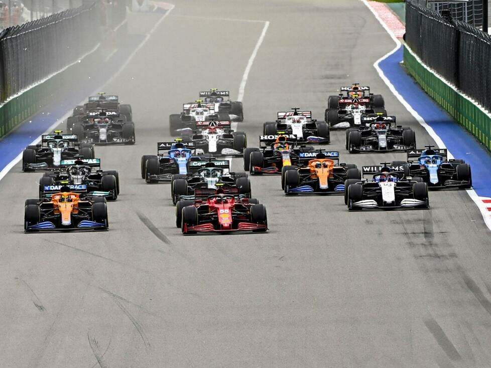 Formel-1-Start in Sotschi 2021