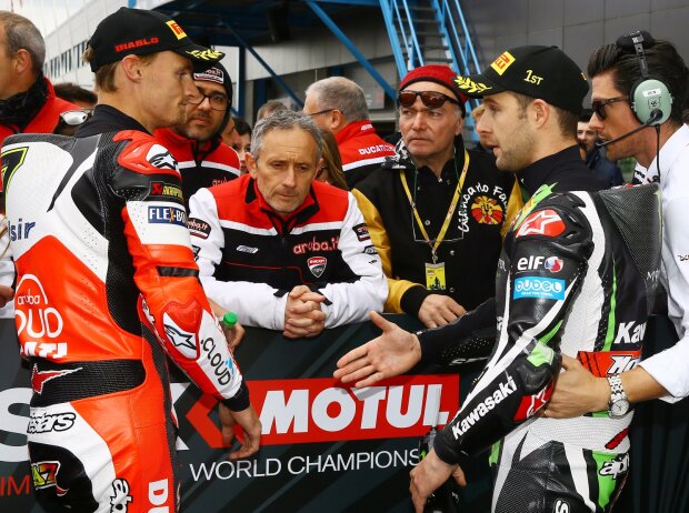 Jonathan Rea, Chaz Davies Jonathan Rea, Chaz Davies