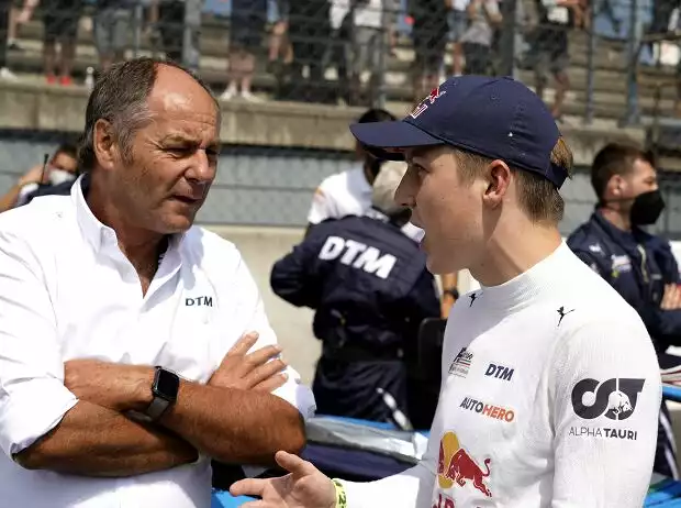 Gerhard Berger, Liam Lawson Titel-Bild zur News: Gerhard Berger, Liam Lawson