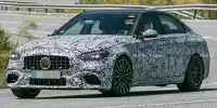 Bild zum Inhalt: Mercedes-AMG C 63 mit Vierzylinder testet auf dem Nürburgring