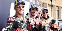 Bild zum Inhalt: MotoGP-Liveticker Austin: Bagnaia feiert Pole-Hattrick - Marquez in Reihe eins