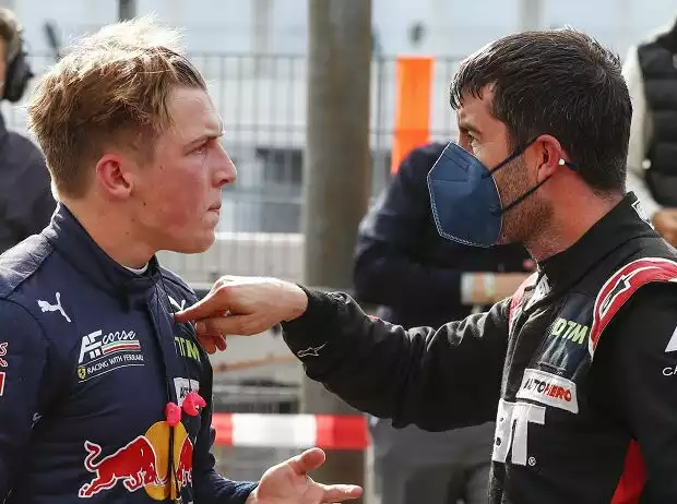 Liam Lawson, Mike Rockenfeller Titel-Bild zur News: Liam Lawson, Mike Rockenfeller