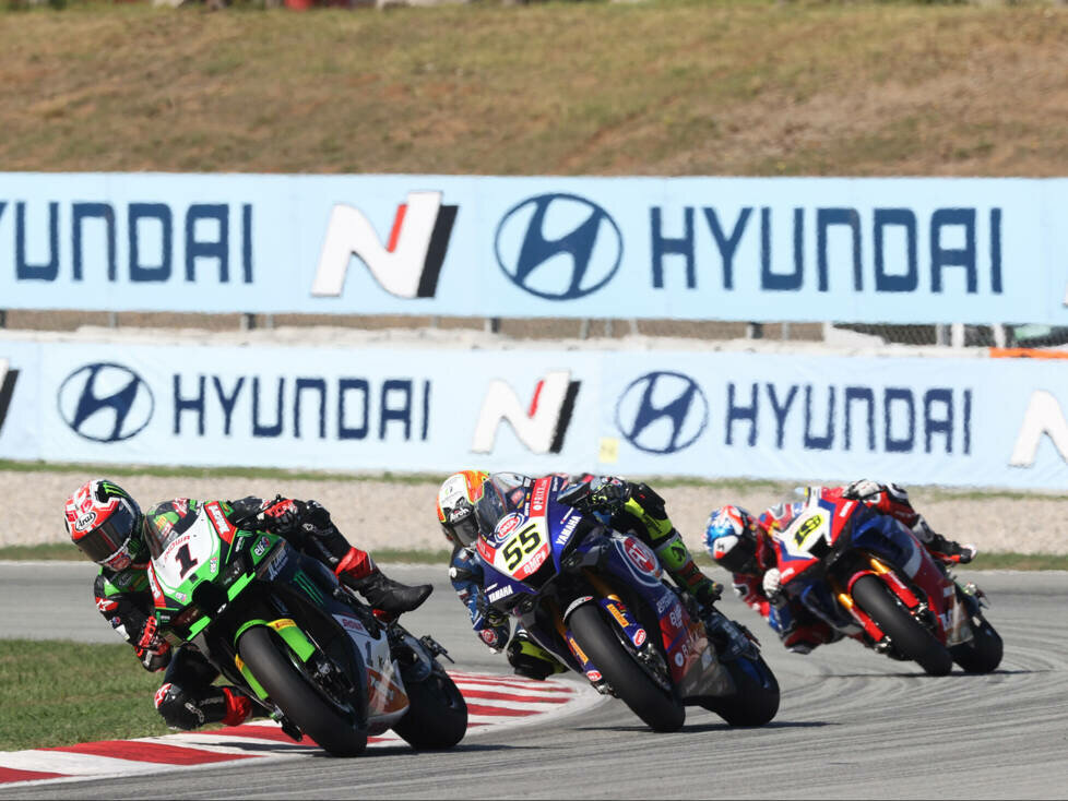 Jonathan Rea, Andrea Locatelli, Alvaro Bautista