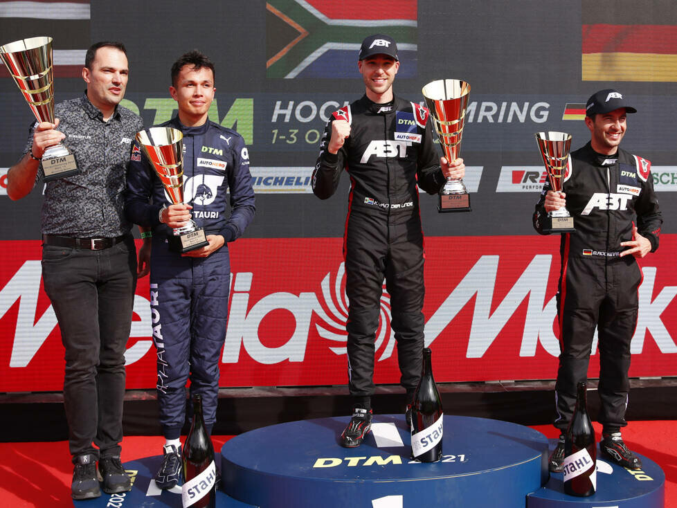 Alexander Albon, Kelvin van der Linde, Mike Rockenfeller