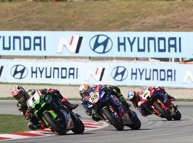 Titel-Bild zur News: Jonathan Rea, Andrea Locatelli, Alvaro Bautista