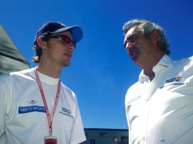 Titel-Bild zur News: Flavio Briatore, Jenson Button