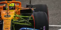 Lando Norris' McLaren MCL35M ist mit FloViz-Farbe bedeckt