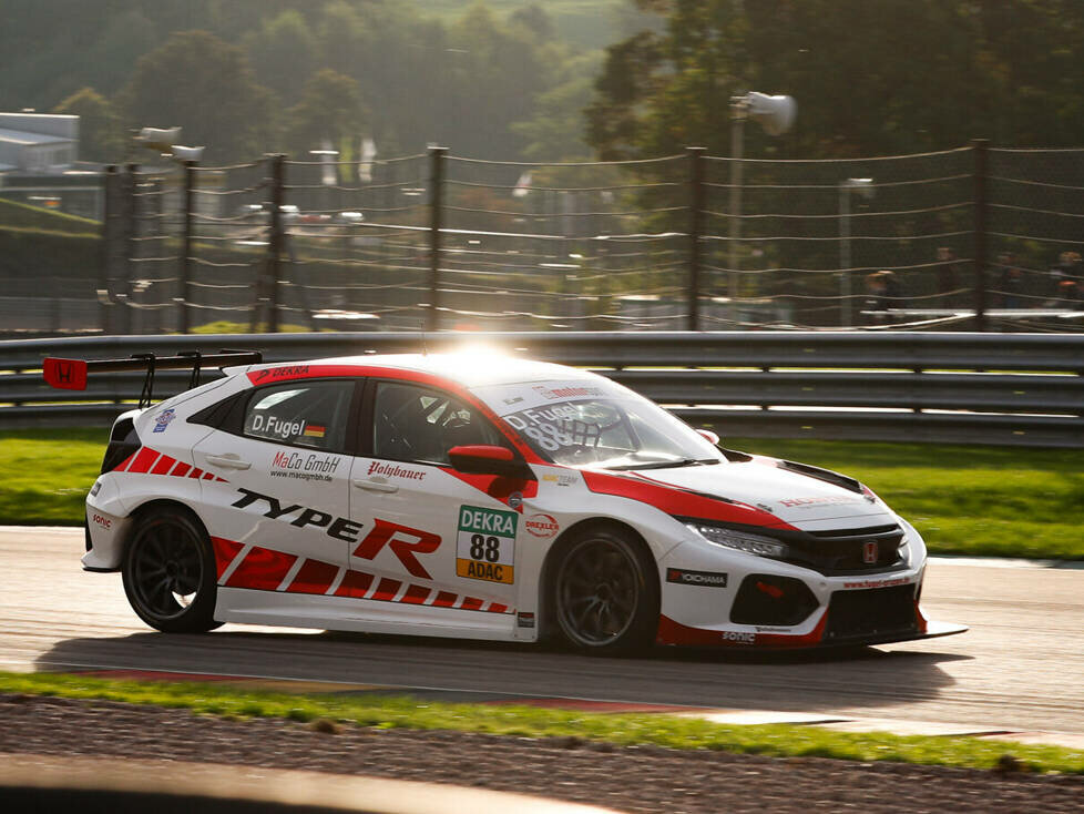 Dominik Fugel im Honda Civic TCR beim Rennen der TCR Germany auf dem Sachsenring 2021