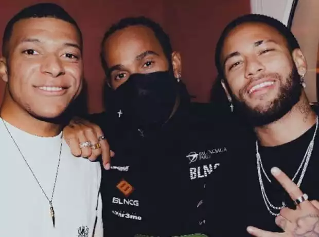Kylian Mbappe, Lewis Hamilton und Neymar in Paris Titel-Bild zur News: Kylian Mbappe, Lewis Hamilton und Neymar in Paris