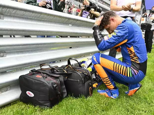 Lando Norris (McLaren) vor dem Formel-1-Rennen in Russland 2021 Titel-Bild zur News: Lando Norris (McLaren) vor dem Formel-1-Rennen in Russland 2021