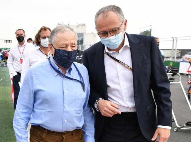 FIA-Präsident Jean Todt im Gespräch mit Formel-1-CEO Stefano Domenicali