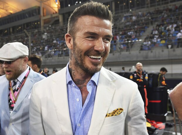 Titel-Bild zur News: David Beckham zu Gast beim Formel-1-Grand-Prix in Bahrain 2019