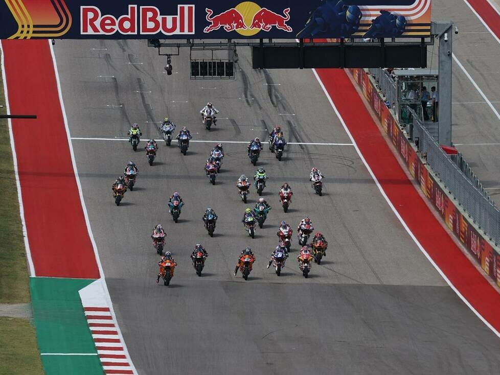 Moto2 Start in Austin