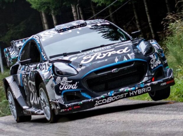 Der neue Ford Puma für die WRC-Saison 2022 Der neue Ford Puma für die WRC-Saison 2022