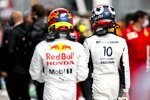 Sergio Perez (Red Bull) und Pierre Gasly (AlphaTauri) 
