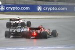 Kimi Räikkönen (Alfa Romeo), George Russell (Williams) und Carlos Sainz (Ferrari) 