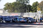 Nick Cassidy (AF-Corse-Ferrari), Liam Lawson (AF-Corse-Ferrari) und Kelvin van der Linde (Abt-Audi) 