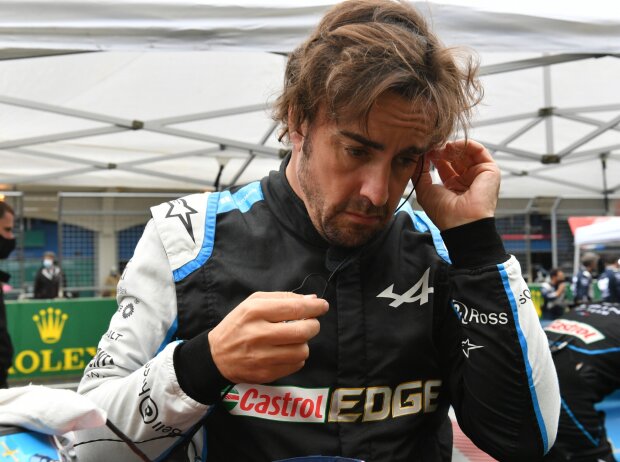Titel-Bild zur News: Fernando Alonso (Alpine) vor dem Formel-1-Rennen in Istanbul 2021
