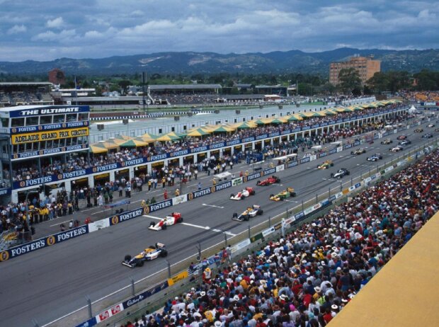 Titel-Bild zur News: Start zum Grand Prix von Australien 1992 in Adelaide in Australien