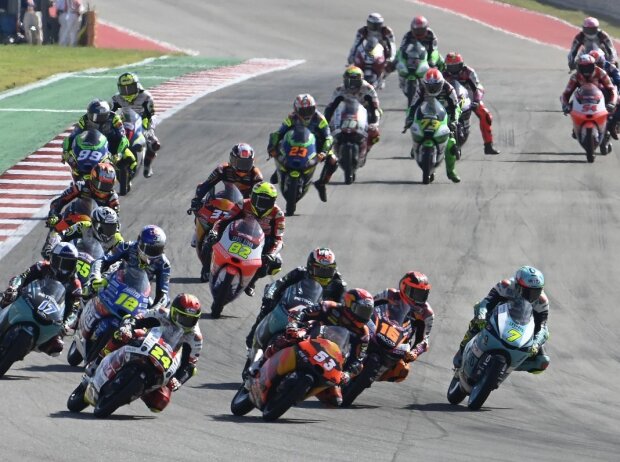 Moto3 Rennen in Texas