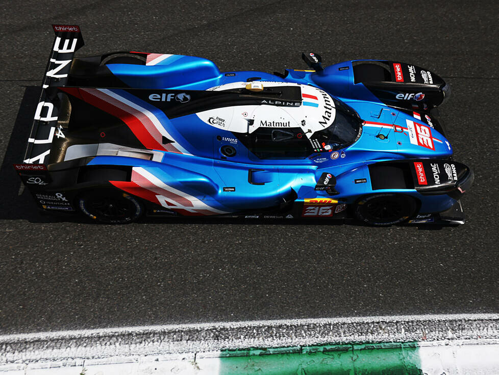 Rennfahrzeug von Alpine bei den 24 Stunden von Le Mans 2021