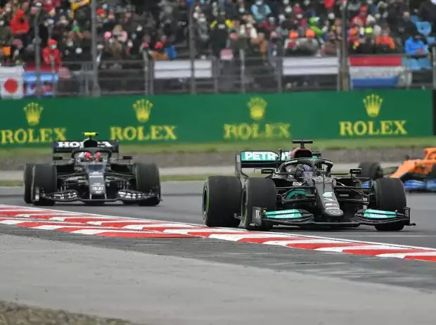 Titel-Bild zur News: Lewis Hamilton, Pierre Gasly, Lando Norris