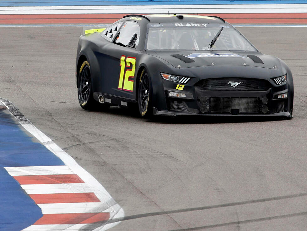 Ryan Blaney beim Gen7-Test auf dem Charlotte-Roval im Oktober 2021