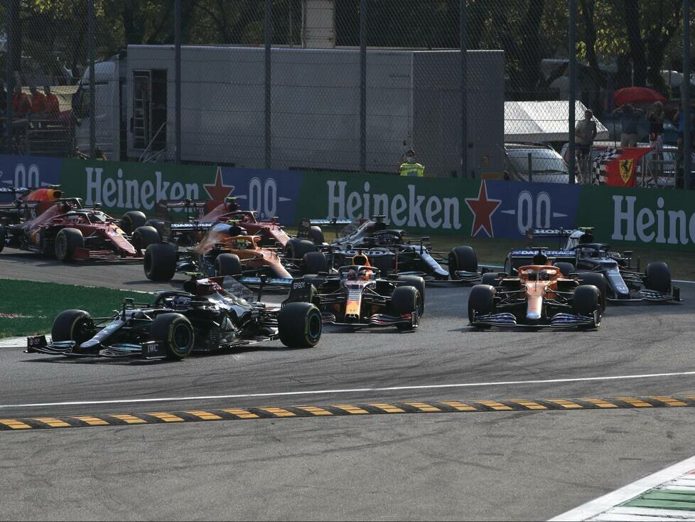 Start zum Formel-1-Sprintqualifying in Monza 2021