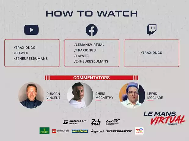 Grafik: Virtuelle Le-Mans-Serie (LMVS) Titel-Bild zur News: Grafik: Virtuelle Le-Mans-Serie (LMVS)