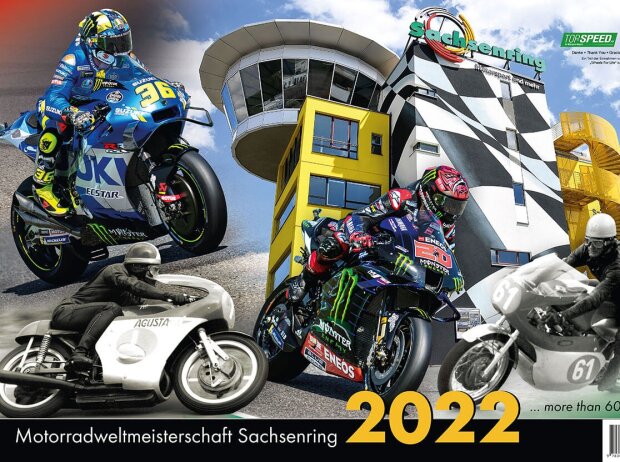 Titel-Bild zur News: Kalender "Motorrad-Weltmeisterschaft Sachsenring 2022 ... more than 60 years"