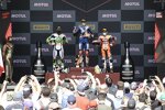 Jonathan Rea, Toprak Razgatlioglu und Michael Ruben Rinaldi 