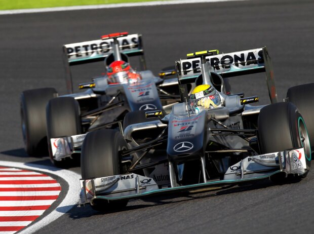 Nico Rosberg, Michael Schumacher