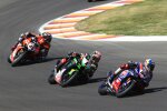 Toprak Razgatlioglu, Jonathan Rea und Scott Redding 