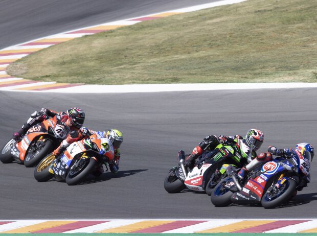 Toprak Razgatlioglu, Jonathan Rea, Axel Bassani, Scott Redding Toprak Razgatlioglu, Jonathan Rea, Axel Bassani, Scott Redding