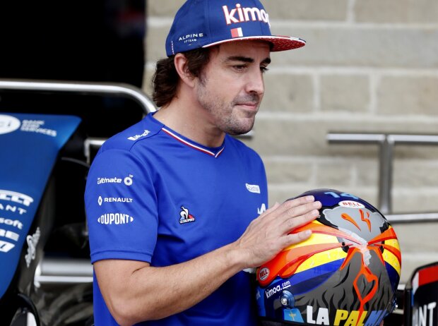 Fernando Alonso Helm Vulkan La Palma Fernando Alonso Helm Vulkan La Palma