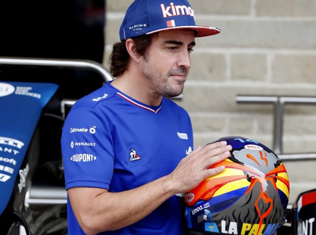 Fernando Alonso Helm Vulkan La Palma